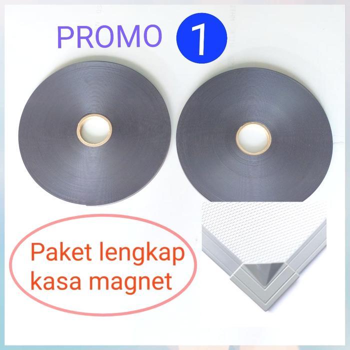 paket lengkap kasa magnet,terdiri list pvc, magnet,sudut, tanpa kasa nyamuk