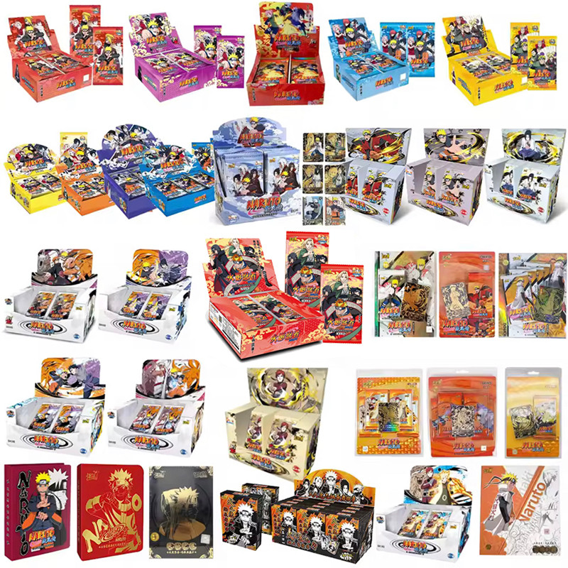 Genuine KAYOU Naruto Card Box New W9T2 Anime Collection Card Sasuke Hinata SE BP NR CR Ninja Booster