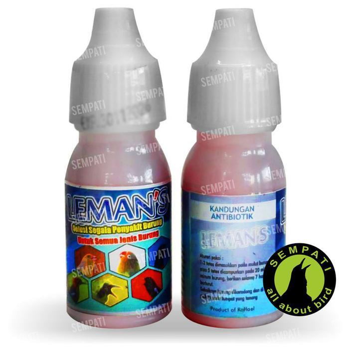 TERMURAH Lemans Obat Segala Penyakit Burung Obat Burung Murai Lovebird Kacer Kenari Cucak Ciblek