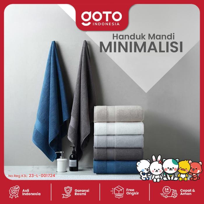 Goto Morwish Bath Towel Handuk Mandi Jumbo Dewasa Polos Lembut Halus