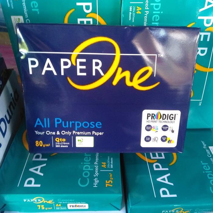 Kertas Quarto 80 Gram Paper One Office Paper Print