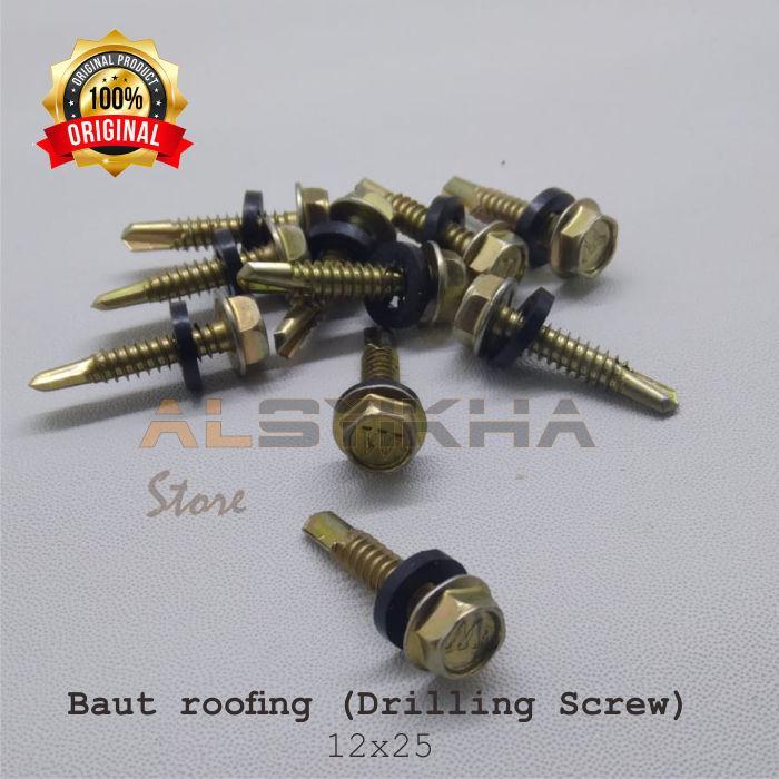 Baut drilling baut atap baut roofing 12# self drilling screw - 12x25