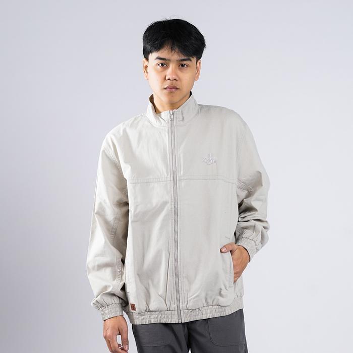 3Second Jaket Zipper Pria Regular Fit Katun Twill Clark HP-C060325