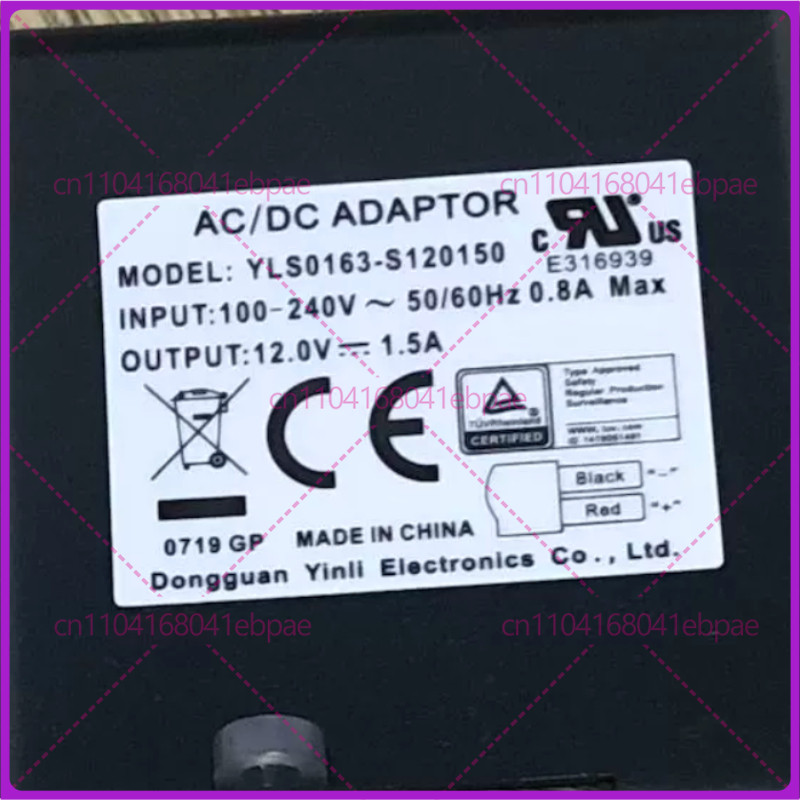 XKD-P1500IC12.0-18W YLS0163-5120150 Max DC12V 1.5A for Waterpik WP660 WP662 WP670 WP674 WP676 WP861