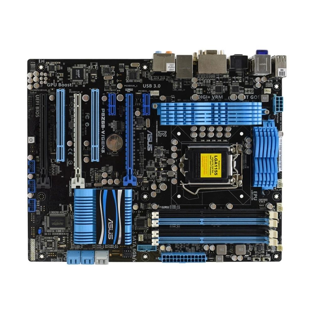 ASUS P8Z68-V/GEN3 Motherboard LGA 1155 Support i5-3570K i5-3470 i7-3770K i3-3220 2100 CPU DDR3