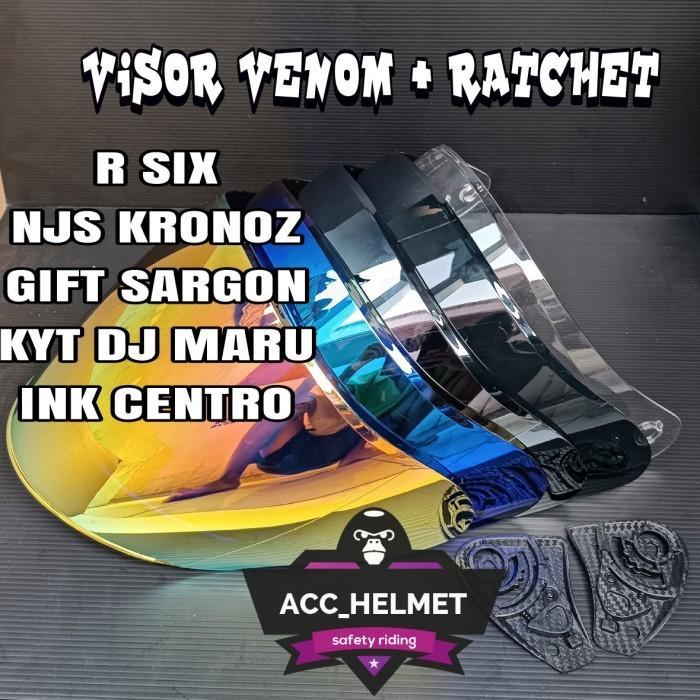 Terlaris KACA / VISOR IRIDIUM VENOM HELM DYR SUBARU / DYR OSAKA NORISK SALE