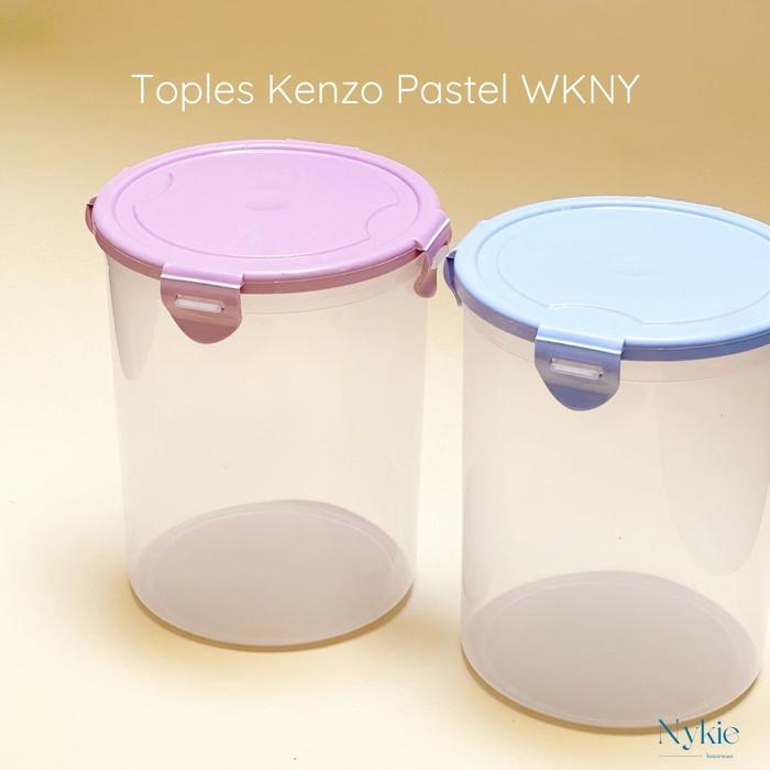 Toples Plastik Bening Klip Kenzo Warna Pastel WKNY