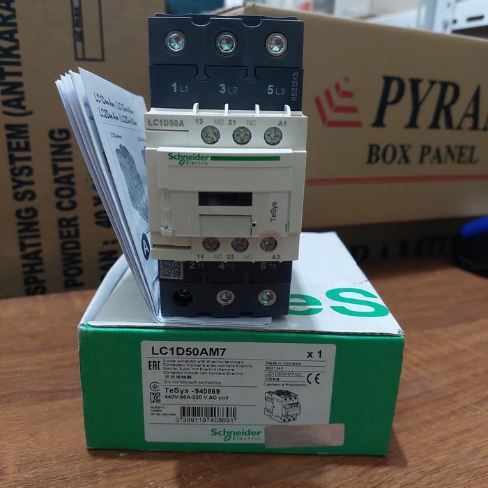 Kontaktor Lc1D50M7 220V Schneider 80Amper Original