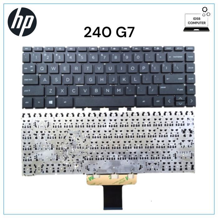 Keyboard HP 240 G7 hitam original