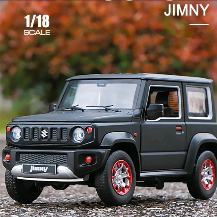DIECAST MOBIL SUZUKI JIMNY SKALA 1:18 MINIATUR MOBIL MAINAN