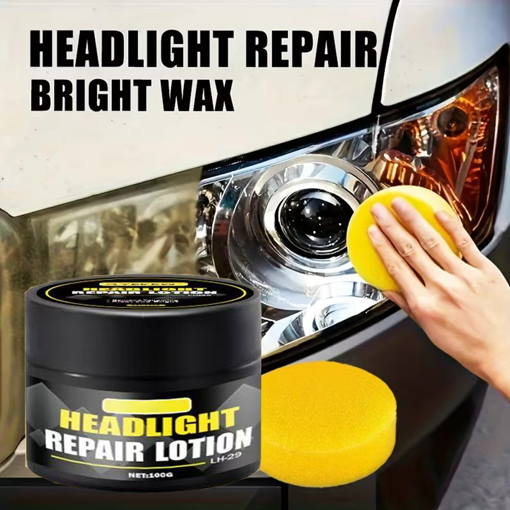universal headlight repair kit-car headlight polishing paste-remove oxidation, restore clarity, easy
