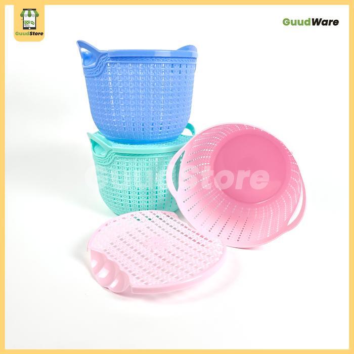 ( 12 Pcs ) Guudware - Keranjang Berkatan Serba Guna /Happy Milad /Hampers/Besek Plastik Aesthetic