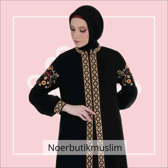 Hikmat fashion Original A9927 Abaya Hikmat Noerbutikmuslim