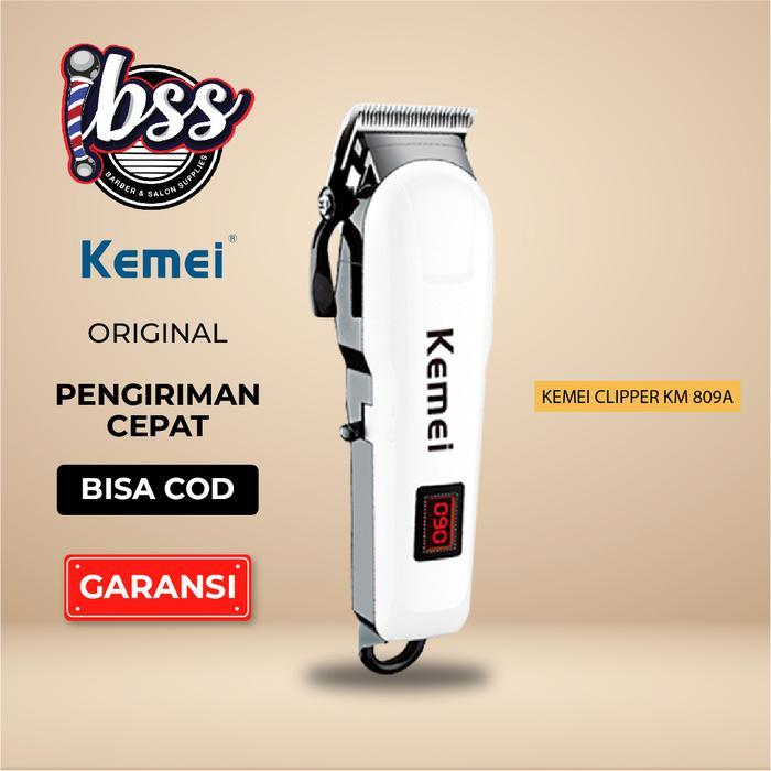 Hair Clipper Kemei 809A Alat Mesin Cukur Rambut Original KM 809A / Kemei PG 809A Alat cukur rambut