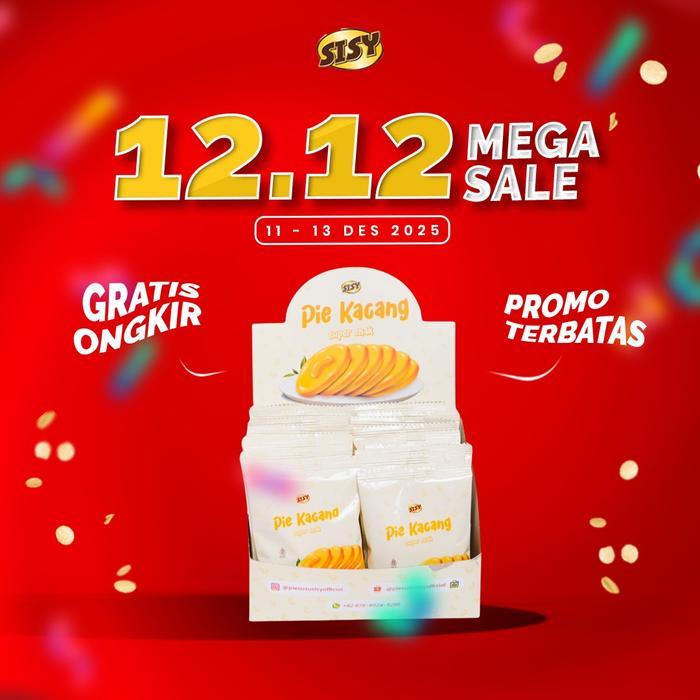 Pie Susu Sisy PIE KACANG SISY 1 Box isi 20 pcs