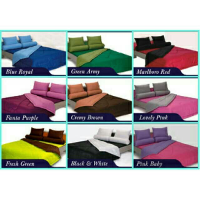 Sprei Single Shyra polos 120*200 cm