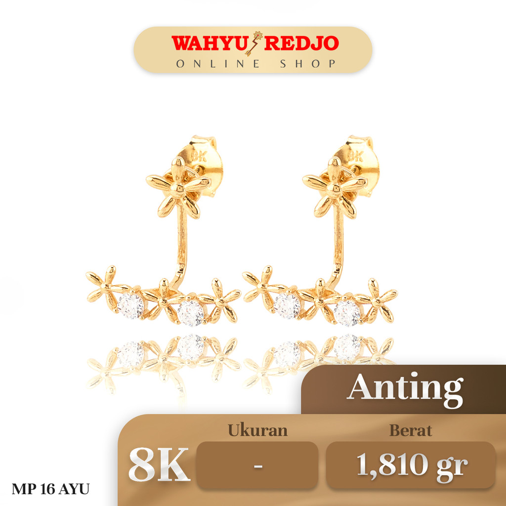 Anting Emas AYU Kadar 8K Wahyu Redjo AN-8K 31061567PMR