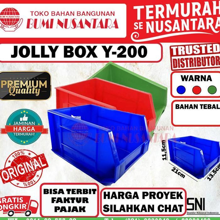 Jolly Box Kotak Susun Serbaguna Sparepart Baut Aksesoris YTH JX200 HNT