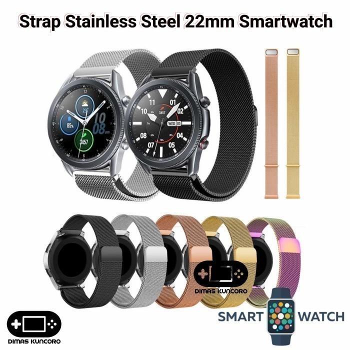 Stok Baru Strap Stainless Steel 22mm Tali Huawei Watch Ultimate Tali Jam