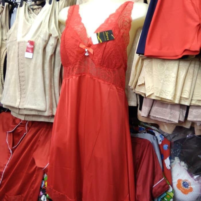 Baju Tidur Wanita Satin Lingerie Sorex Exclusive Bt 7046 Isi-1 Pcs Co