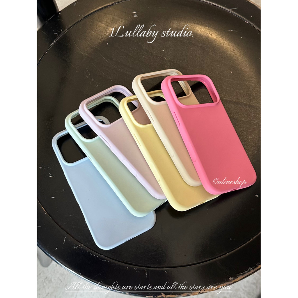 Silikon Skema Warna Krem Soft Casing Iphone 17 Pro Max 16 Pro Max 16 Plus 12 Pro 11 13 15 Nmk1 Luxur
