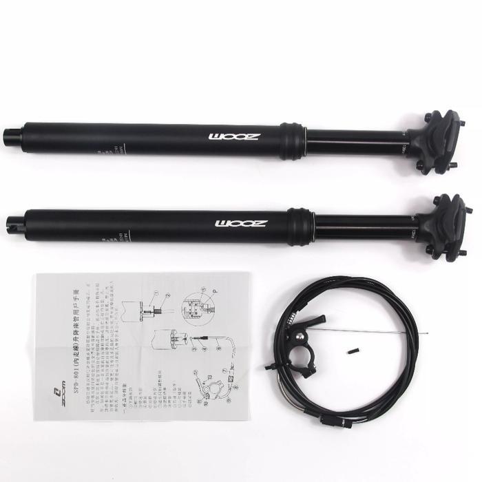 ZOOM DROPPER SEATPOST 30.9 MM INTERNAL CABLE SEATPOST SEPEDA