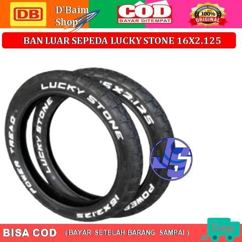Stok Baru Ban Luar Sepeda Lucky Stone 16x2.125 Ban Luar Sepeda BMX Ban Sepeda Anak