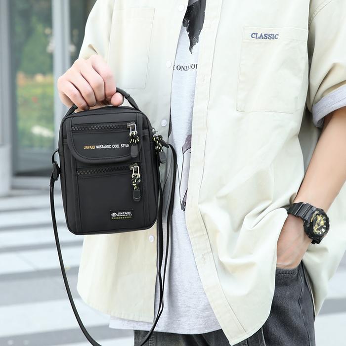 Aerostreet - Tas Selampang Pria Fashion Korean Slingbag Waterproof Sling Bag Casual Cowok Dewasa