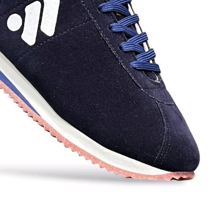 Aerostreet - Cartz Navy White Sepatu Pria Dan Wanita Unisex Sneakers Sneaker Sepatu Couple Kasual