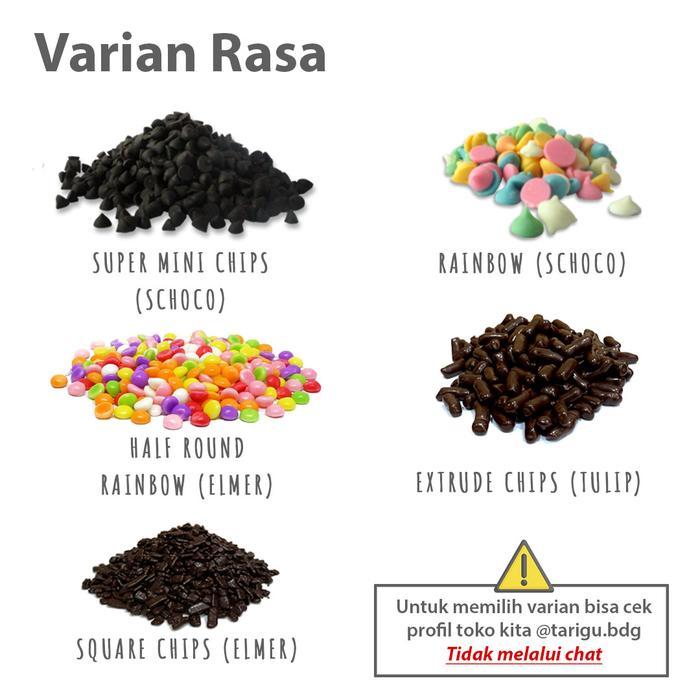 "New" CHOCOCHIPS DARK ELMER 150GR - COKLAT CHIP - CONE CHOCO CHIPS CHOCOLATE