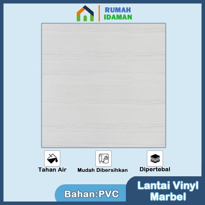 Rumah Idaman - Vinyl Lantai Marbel (30 x 30 cm) & (45 x 45 cm) /Vinyl Sticker Lantai Marmer Granit /