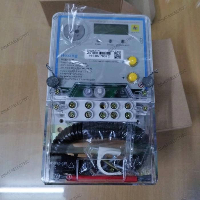 Kwh Meter 1Phase Hexing 560A Hxe12Fr Digital Pascabayar Terbaru 