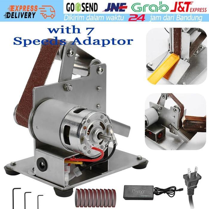 Multifunctional Grinder Mini Electric Belt Sander Mesin Amplas Genggam