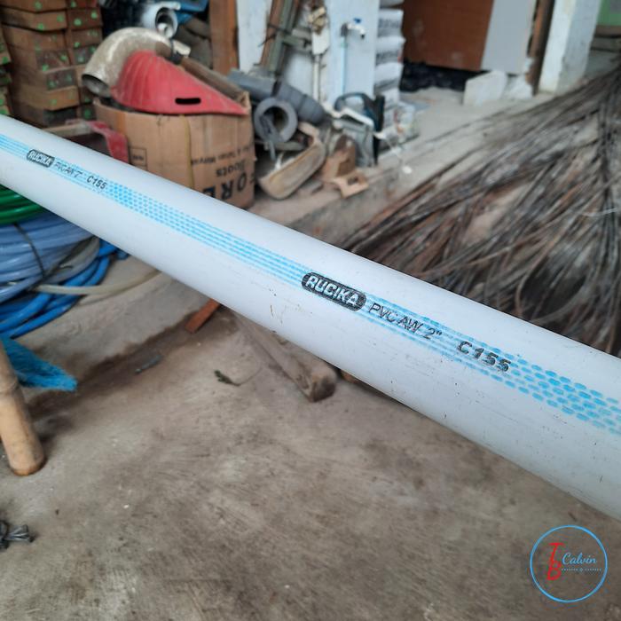 Stok Baru Pipa PVC 2 inch RUCIKA WAVIN (AW) per batang
