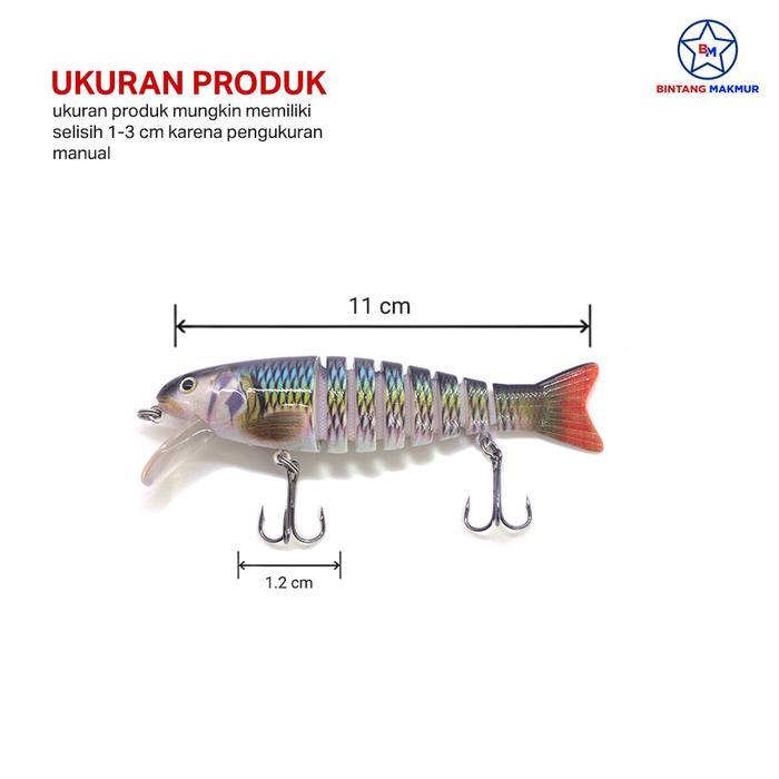 Fishing Lure Umpan Mancing Ikan Gerak Mata 3D 11cm/17g Gratis Ongkir