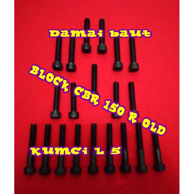 Baut L Baja Block Mesin Cbr 150 R Old
