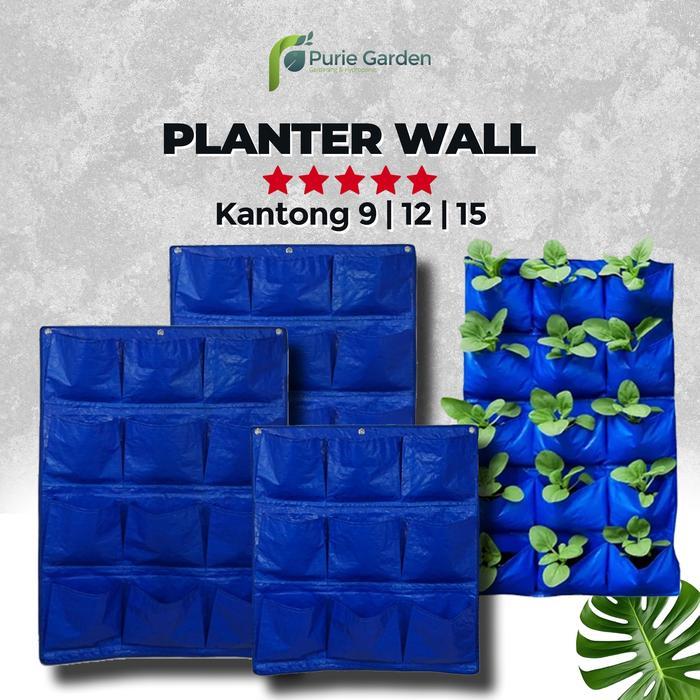 Wall Planter Bag Kantong Pot Tanaman Bunga Hias Gantung