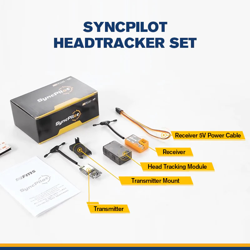 FMS Syncpilot FPV Head Tracker Set for RC Plane Boat Car Models