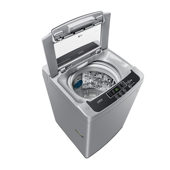 MESIN CUCI LG 1 Tabung T2108VSPCK 8kg OTOMATIS - Smart Inverter T 2108