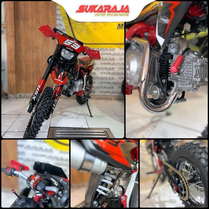 MOTOR MEDIUM TRAIL HSX 110cc (Matic - Manual) - Merah, Matic