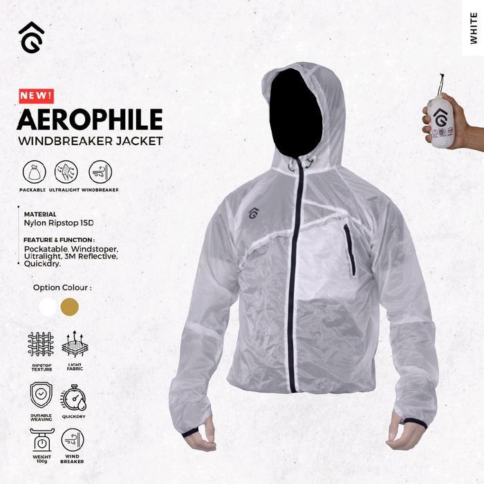 Jaket Windbreaker Ultralight Angsana Aerophile Packable
