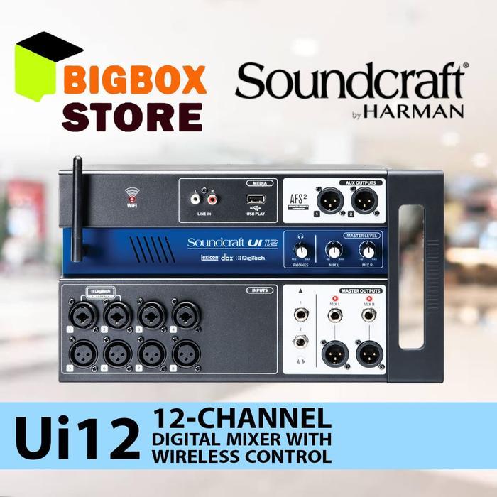 Mixer Audio Soundcraft Ui12 / Ui 12 / Ui-12 Original
