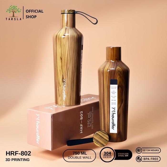 [RESTOCK] Tarsla Botol Termos HRF-802 Vacuum Flask Tumbler Stainless Steel 750 ml Tahan Es Batu