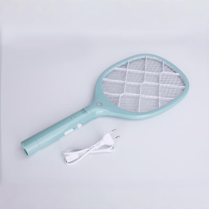 AOKI RAKET NYAMUK BATERAI LHITIUM KABEL CHARGER WARNA MACARON