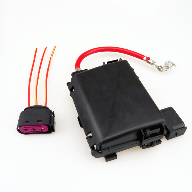 AZQFZ Battery Fuse Box Circuit Assembly+Cable Plug For VW Beetle Bora