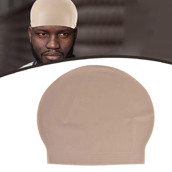 Wig Botak Bald Cap Kepala Botak Palsu Kepala Latex Untuk Makeup Kepala Botak Palsu