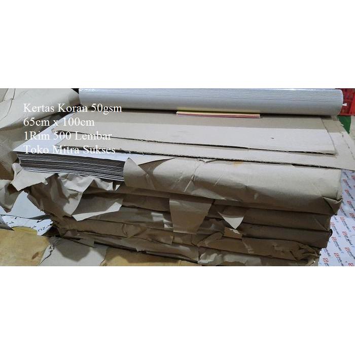 Kertas Koran 65cm x 100cm 1 Rim 500 Lembar