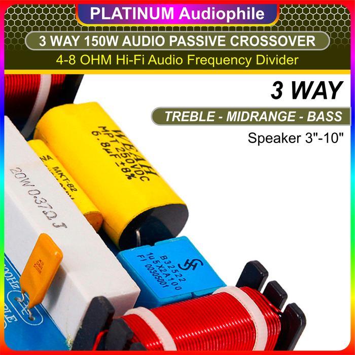 CROSSOVER PASIF 3 WAY PASSIVE SPEAKER CROSSOVER LOW MID HIGH WEAH-338