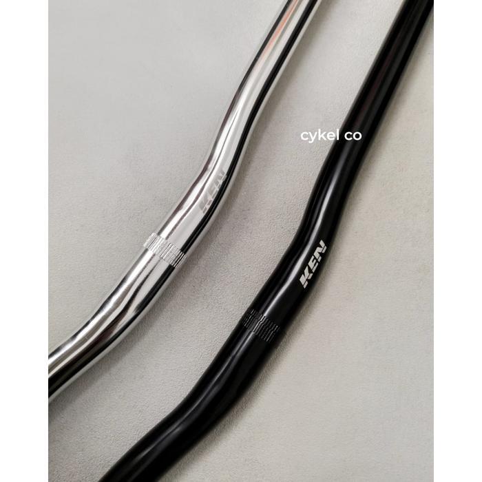 KEN handlebar mid rise bar 25.4mm non OS 720mm like nitto shred bar alloy Gratis Ongkir