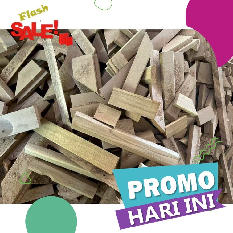 Kayu Limbah Serbaguna untuk Barbeque
